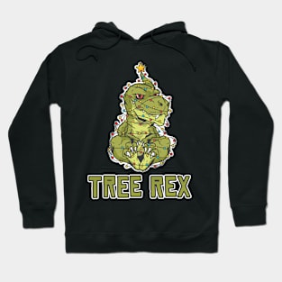 Tree Rex Dino Christmas Hoodie